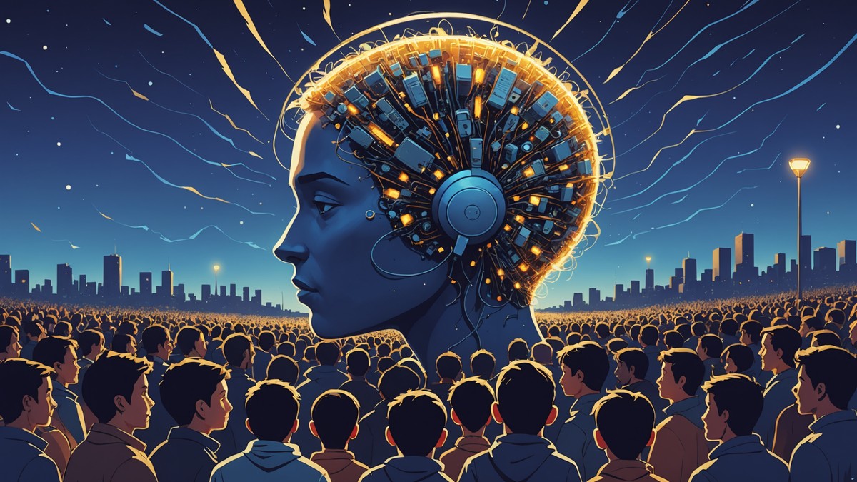 AI-generated illustration depicting ai security for the story: AI in Political Campaigning: Broad Listening Tools Offer a Different Model