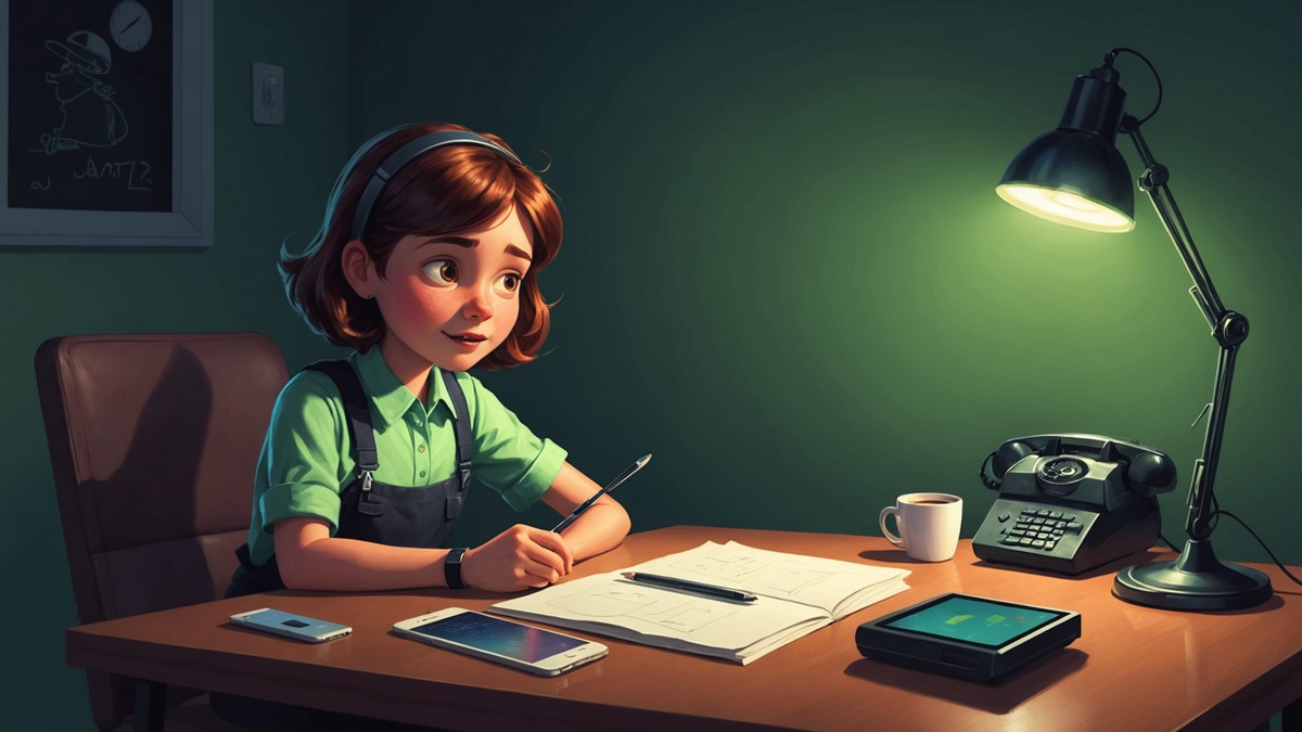 AI-generated illustration depicting vulnerability for the story: Signal Calling Bug Could Leave Microphones and Cameras Active After Hangup
