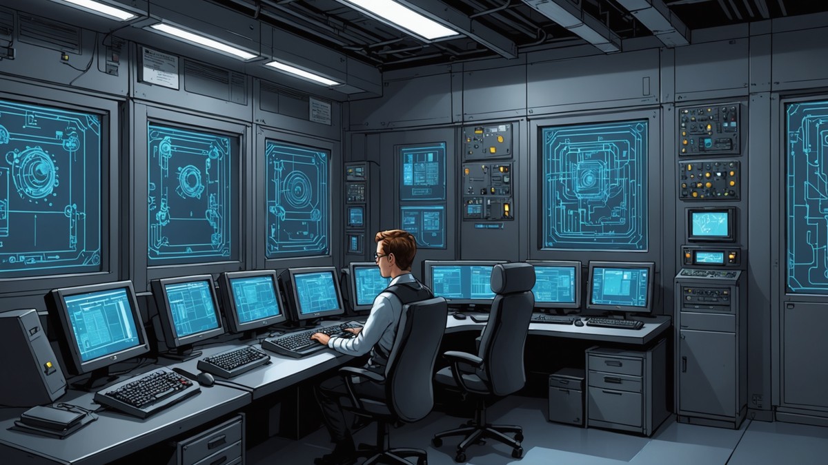 AI-generated illustration depicting vulnerability for the story: Siemens Software Center DLL Sideloading Flaw Exploited in ClickFix Campaigns