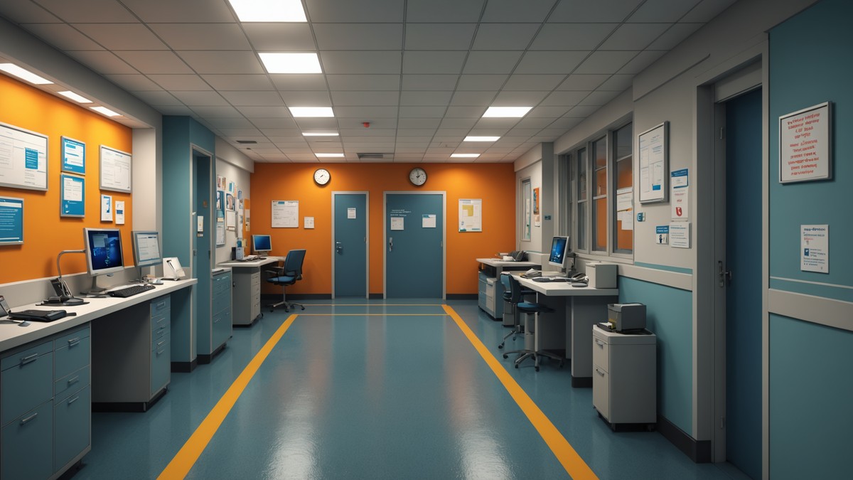 AI-generated illustration depicting incident for the story: University of New Mexico Health Sciences Centre Hit by Cyberattack, Classes Cancelled for Second Day