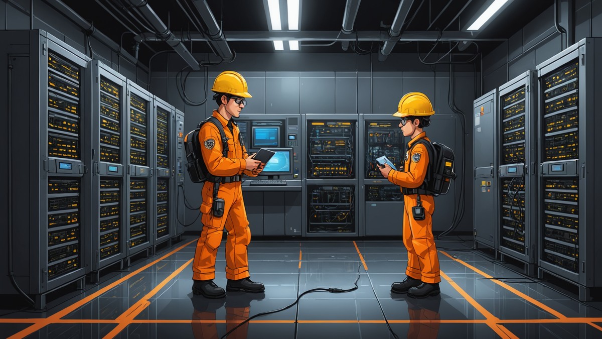 AI-generated illustration depicting policy for the story: CISA Flags Sixth Ivanti Vulnerability of the Year as Microsoft's Patch Tuesday Tops 1,400 CVEs