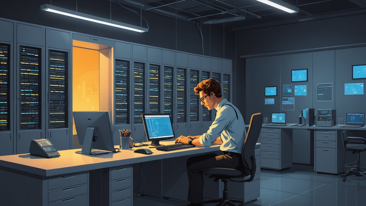 AI-generated illustration depicting incident for the story: Device Code Phishing Campaign Targets U.S. Organisations via Legitimate Cloud Authentication