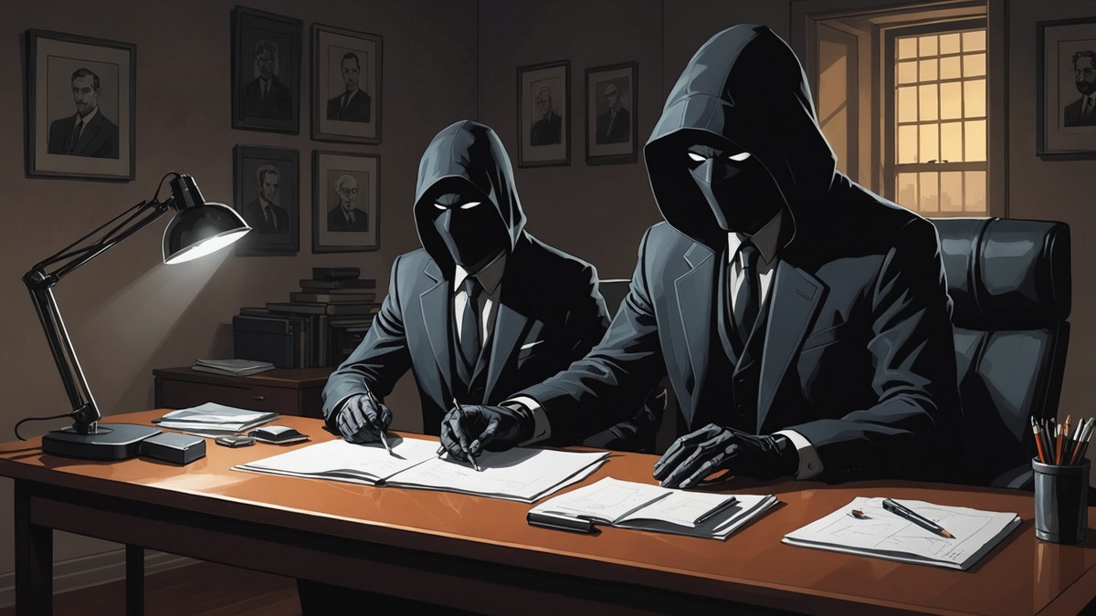 AI-generated illustration depicting incident for the story: Ransomware Negotiators Under FBI Scrutiny Over Alleged ShinyHunters Ties