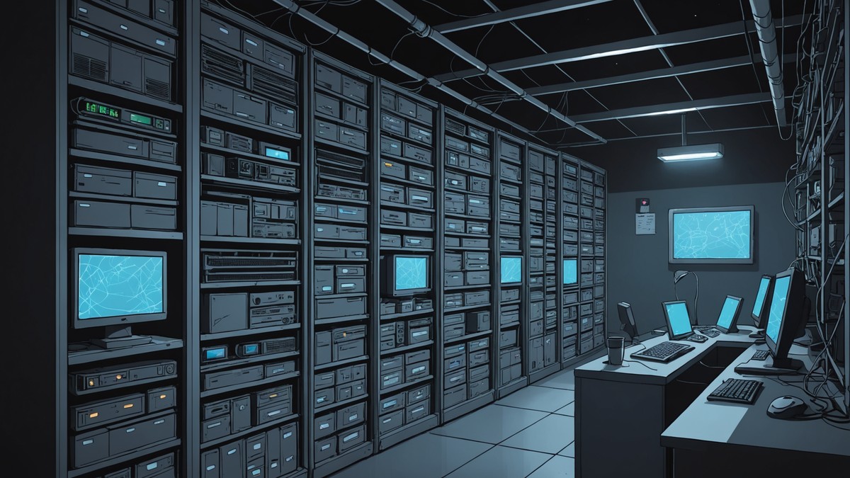 AI-generated illustration depicting ai security for the story: Anthropic Research Raises AI Botnet Scenario With Significant Caveats